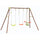Balançoire de jardin 4 places avec Cavallina Miller Trio Swing