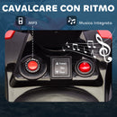 Quad Elettrico per Bambini ATV 6V Ricaricabile con Fari e Musica Rosso      