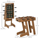 Calcio Balilla Pieghevole 69x37x70 cm in MDF Color Legno