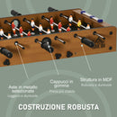 Calcio Balilla Pieghevole 69x37x70 cm in MDF Color Legno