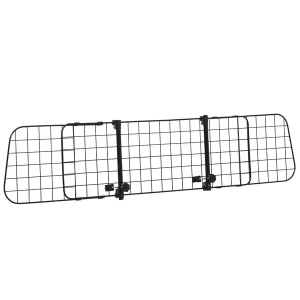 acquista Grille de séparation réglable 91-152x30 cm pour le transport de chiens en voiture noire