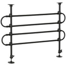 Griglia Divisoria Regolabile 87-135 cm per Trasporto Cani in Auto Nera