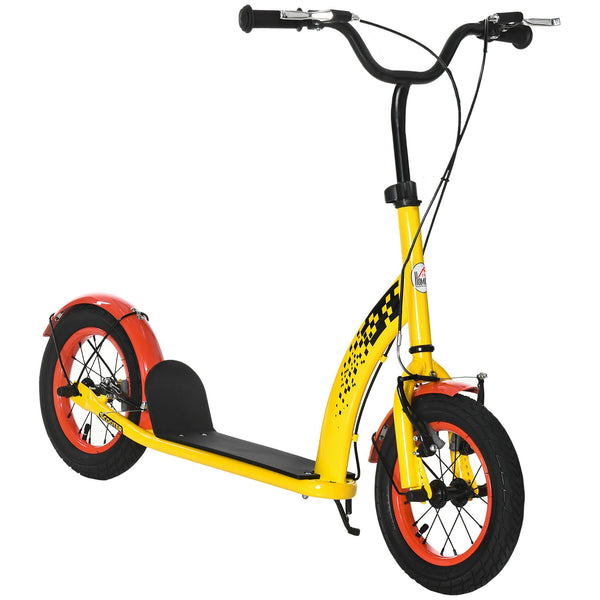 Trottinette pour Enfants 118x55,5x85-100,5 cm Double Freins Jaune online