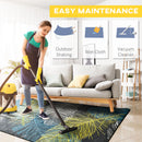 Tappeto Moderno per Interni 200x140 cm in Poliestere Effetto Vellutato Piume