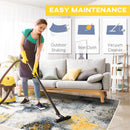 Tappeto Moderno per Interni 200x140 cm in Poliestere Effetto Vellutato Multicolore