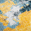 Tappeto Moderno per Interni 200x140 cm in Poliestere Effetto Vellutato Multicolore