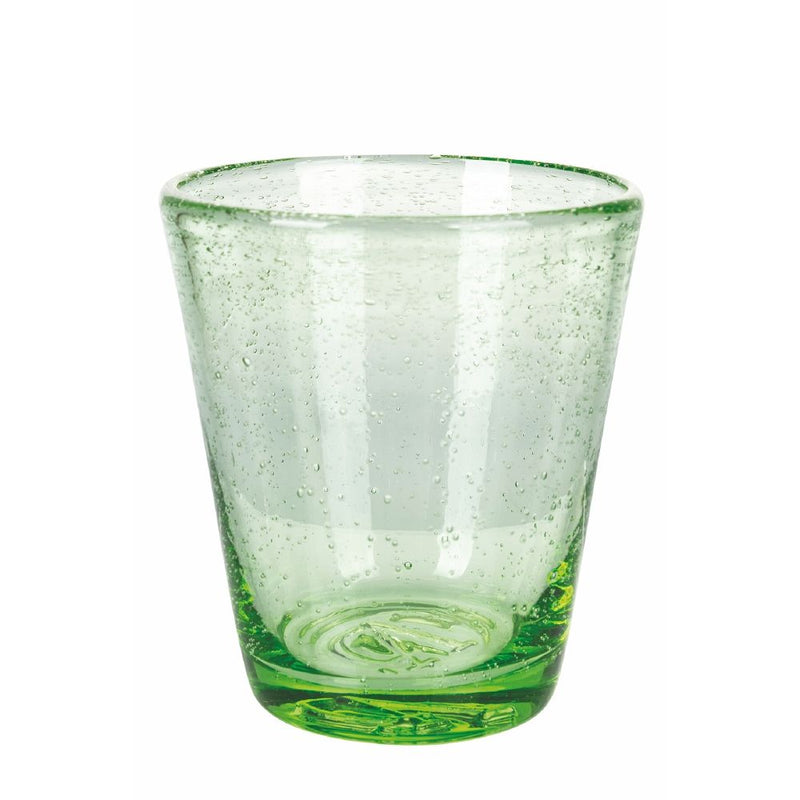 Set 6 Bicchieri Acqua Cancun Greenery in Vetro VdE Tivoli 1996 Verde