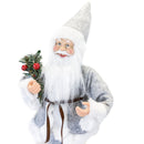 Pupazzo Babbo Natale H30 cm Grigio
