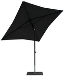 Ombrellone da Giardino 2x2 m Palo Ø38 mm in Alluminio Tessuto Poliestere Trend Antracite