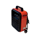 Generatore di Aria Calda Riscaldatore Elettrico 2000W Jessen MHTeam EH1-02 Rosso