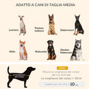Brandina per Cani Max 30 Kg 120x80x30 cm con Cuscino Rimovibile Grigio