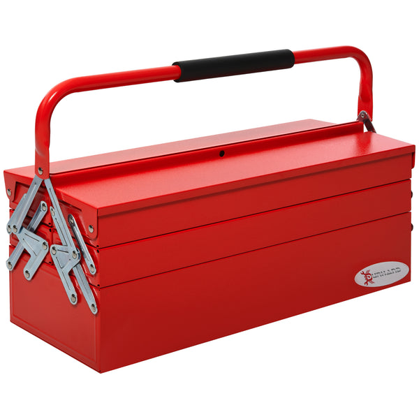 sconto Boîte à outils 51x21x41 cm en acier rouge
