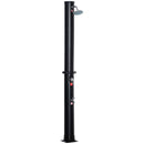 Doccia Solare da Giardino 35L con Miscelatore e Lavapiedi Nera