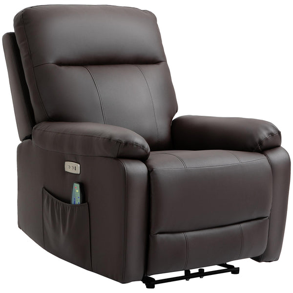 Fauteuil de massage Relax 80x96x97 cm avec télécommande marron online