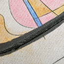 Stampa su Tela Astratta 60x60 cm 4 Pezzi in Legno di Pino