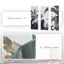 Stampa su Tela Natura 90x30 cm 3 Pezzi in Legno di Pino