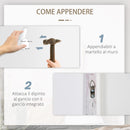 Stampa su Tela Natura 90x30 cm 3 Pezzi in Legno di Pino