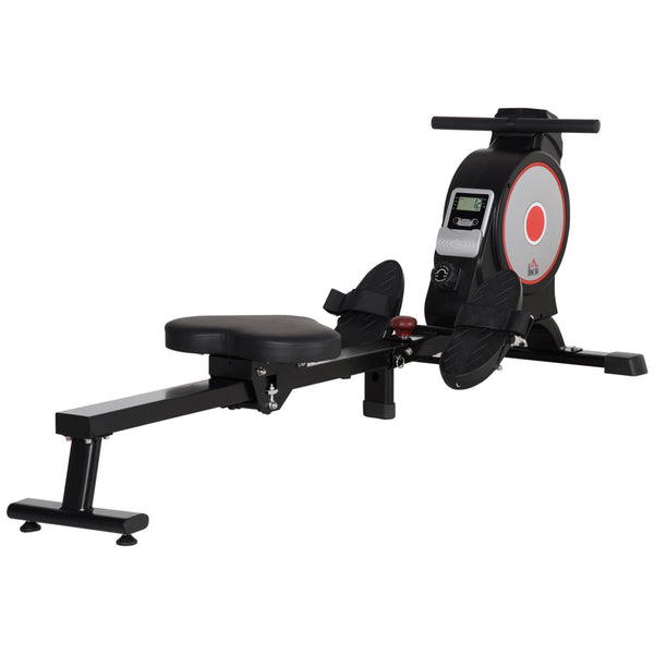 sconto Rameur Fitness 180x48x60 cm en Acier et ABS Noir