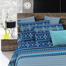 Set lenzuola stampa sopra Sotto e Federe Greca