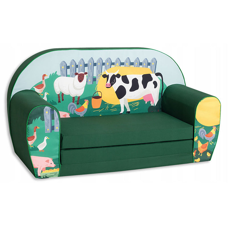 Divano Sofà per Bambini 80x31x50 cm in Cotone Fattoria Verde 