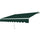 Tente bar carrée extérieure 200x250cm en polyester vert Ranieri