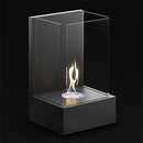 Camino a Bioetanolo da Parete o da Tavolo 24x21x40 cm 800W 0,3L Altea Nero 