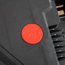 Carrello da Trasporto Pieghevole 70x52,5x90 cm Max 150 Kg in Acciaio e PP Nero e Rosso