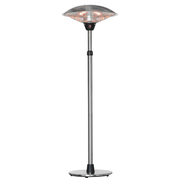 Chauffage d'Extérieur Champignon 3000W 3 Températures en Acier et Aluminium Argenté online