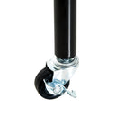 Poltrona Relax con Pouf 67x69x100 cm Cuscino Poggiatesta in Tessuto Effetto Lino Grigio