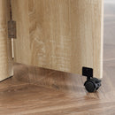 Tavolo Pieghevole Salvaspazio 140x80x74 cm in Legno Truciolato Naturale