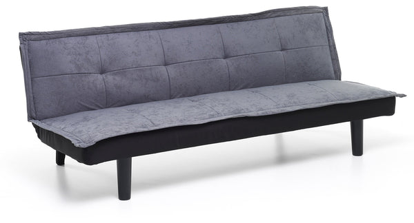 Canapé convertible 3 places 184x75x68 cm en tissu gris acquista