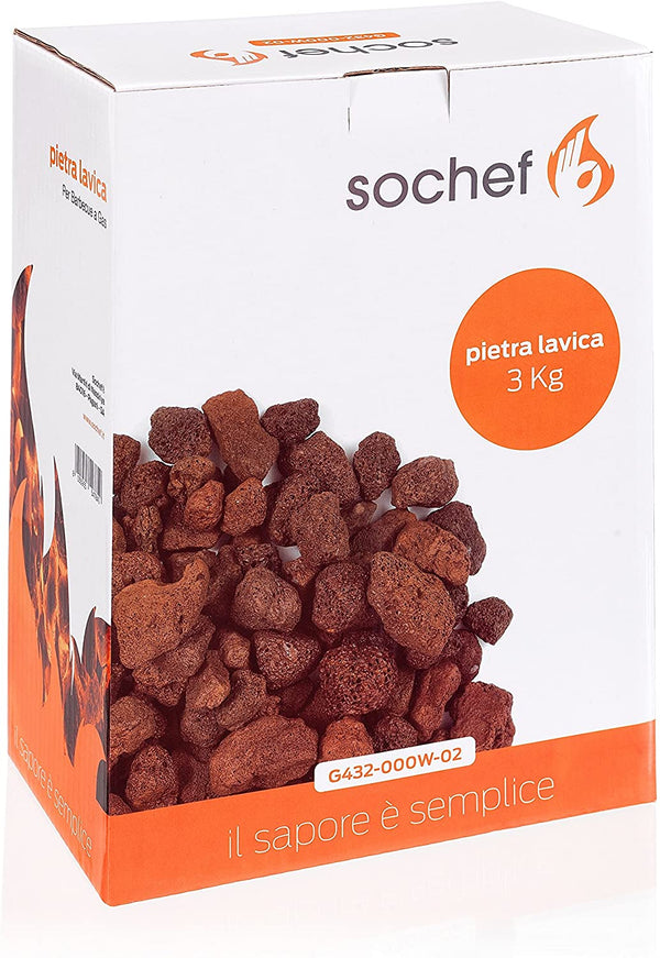 online Pierre de lave en sac de 3 kg pour barbecue à gaz GPL Sochef
