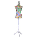 Manichino Indossatore in Legno 37x23H168cm Scritte Colorate