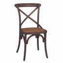 Sedia in Legno 51x55H46,5/89cm Cross Grigio Chiaro