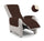 Housse de fauteuil matelassée double face marron/crème