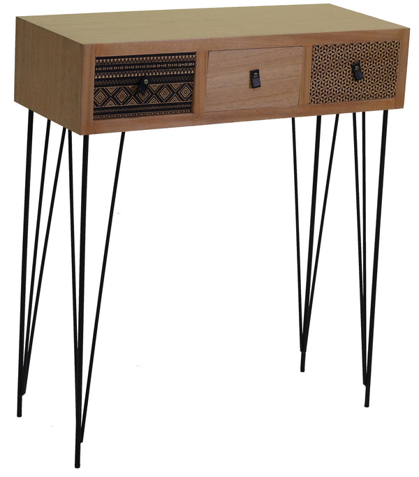 Console Rectangulaire 3 Tiroirs Adami Budapest prezzo