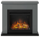Camino Elettrico da Pavimento Effetto Fiamma 1500W Tagu Frode Grigio Scuro