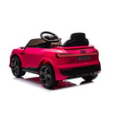 Macchina Elettrica per Bambini 12V Licenza Ufficiale Audi SQ8 E-Tron con Telecomando e Sedile Pelle Rosa