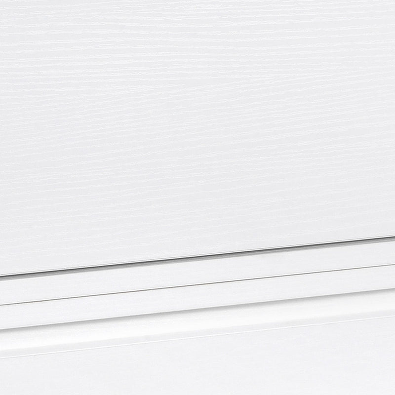 Set 2 Comodini Sospesi 49x38x23 cm in MDF e  Truciolato Bianco