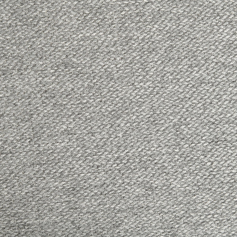 Divano 3 Posti 193x78x71 cm in Tessuto Poliestere Grigio