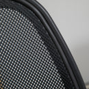 Sedia Poltrona Operativa da Ufficio 60x56x110-132 cm in Tessuto a Rete Nera