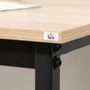 Set Tavolo con 2 Sgabelli in Legno e Acciaio  Nero