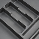 Portaposate Optima Vertex 500mm Plastica Grigio Emuca