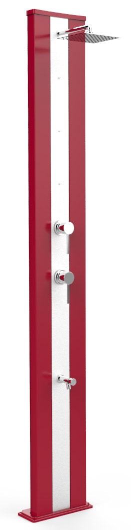 prezzo Doccia da Giardino Miscelatore Nebulizzatore e Lavapiedi Arkema Dada S Fascia Inox Cherry