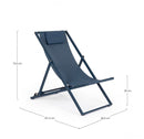 Set 4 Sdraio Pieghevoli Taylor Blu Navy Taylor Blu Navy 