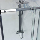 Porta Parete Doccia 1 Anta Scorrevole in Cristallo Trasparente 8mm H200 Bonussi Eliane Varie Misure