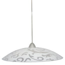 Sospensione D50 1xE27 Montatura Trasparente Vetro Lastra Bianco E-Energy Melissa