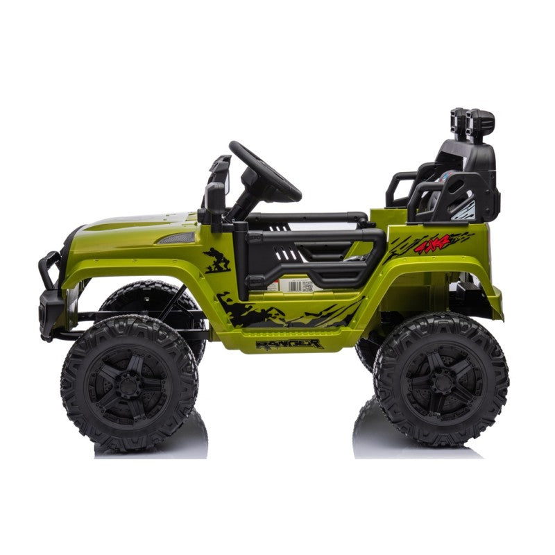 Macchina Elettrica per Bambini 12V Baby Fuoristrada Verde