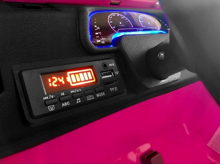 Macchina Elettrica per Bambini 12V 2 Posti Kidfun Fuoristrada Rosa