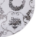 Set 6 Piatti Frutta Ø19x2 cm  in Porcellana e Gres VdE Tivoli 1996 Rose Baroque